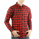 Men's Casual Club Check Shirt - Red, Men's Shirts, Chase Value, Chase Value