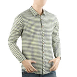 Men's Casual Club Check Shirt - Light Green, Men's Shirts, Chase Value, Chase Value