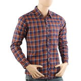 Men's Casual Club Check Shirt - Navy Blue, Men's Shirts, Chase Value, Chase Value
