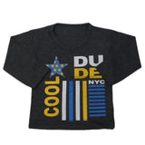 Boy's Full Sleeves T-Shirt - Grey, Kids, Boys T-Shirts, Chase Value, Chase Value