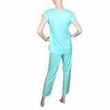 Women's 2 Piece Night Suit - Sea Green, Women, Night Suit, Chase Value, Chase Value
