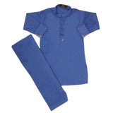 Boys Embroidered Kurta Shalwar Suit - Royal Blue, Kids, Boys Shalwar Kameez, Chase Value, Chase Value