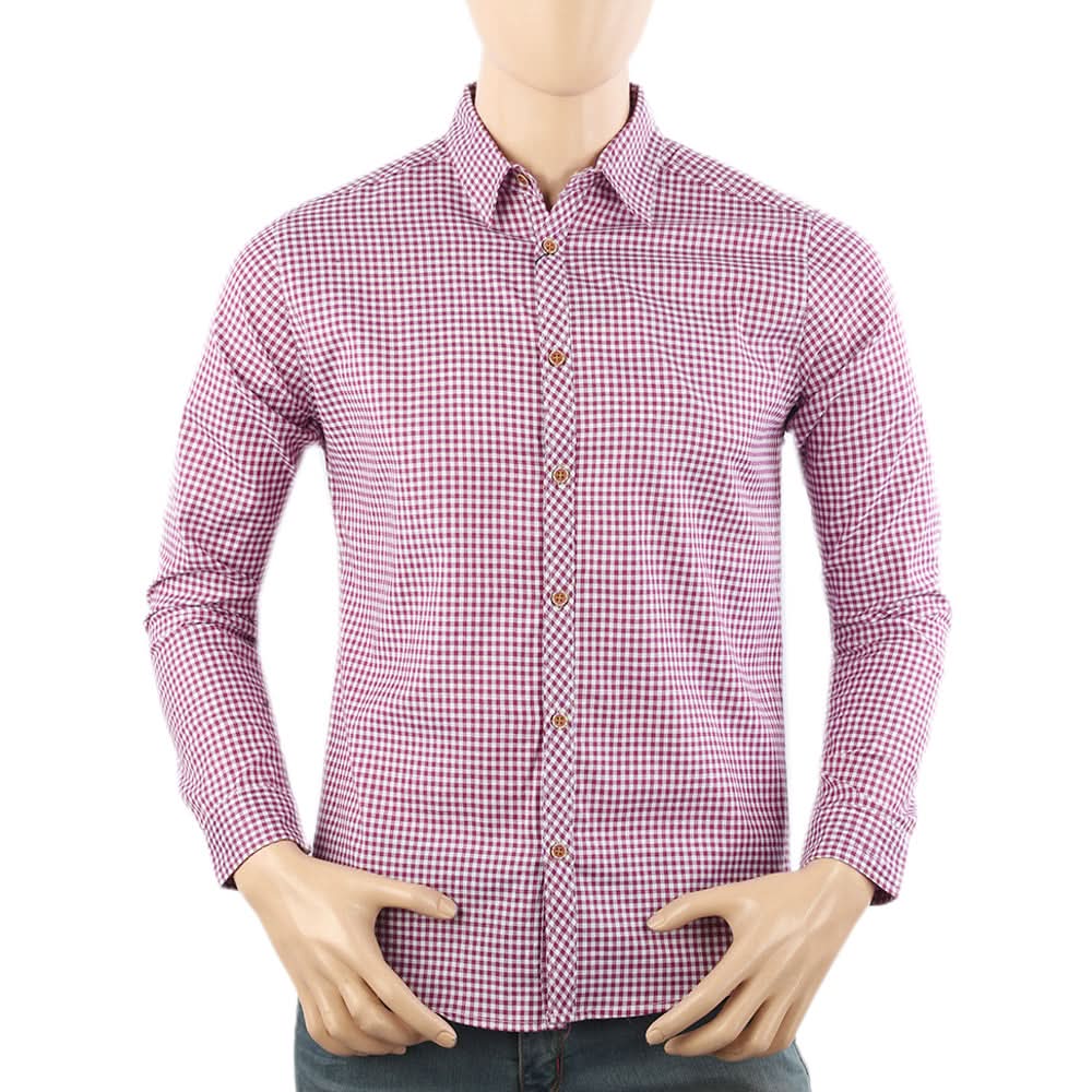 Men's Casual Club Check Shirt - Light Purple, Men's Shirts, Chase Value, Chase Value