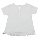 Newborn Girls Half Sleeves T-Shirt - White, Kids, Newborn Girls T-Shirts, Chase Value, Chase Value