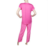 Women's 2 Piece Night Suit - Pink, Women, Night Suit, Chase Value, Chase Value
