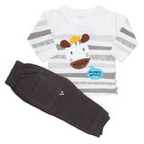 Newborn Boys Full Sleeve Suit (9024) - Grey, Kids, NB Boys Sets And Suits, Chase Value, Chase Value