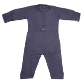Boys Embroidered Kurta Shalwar Suit - Navy Blue, Kids, Boys Shalwar Kameez, Chase Value, Chase Value