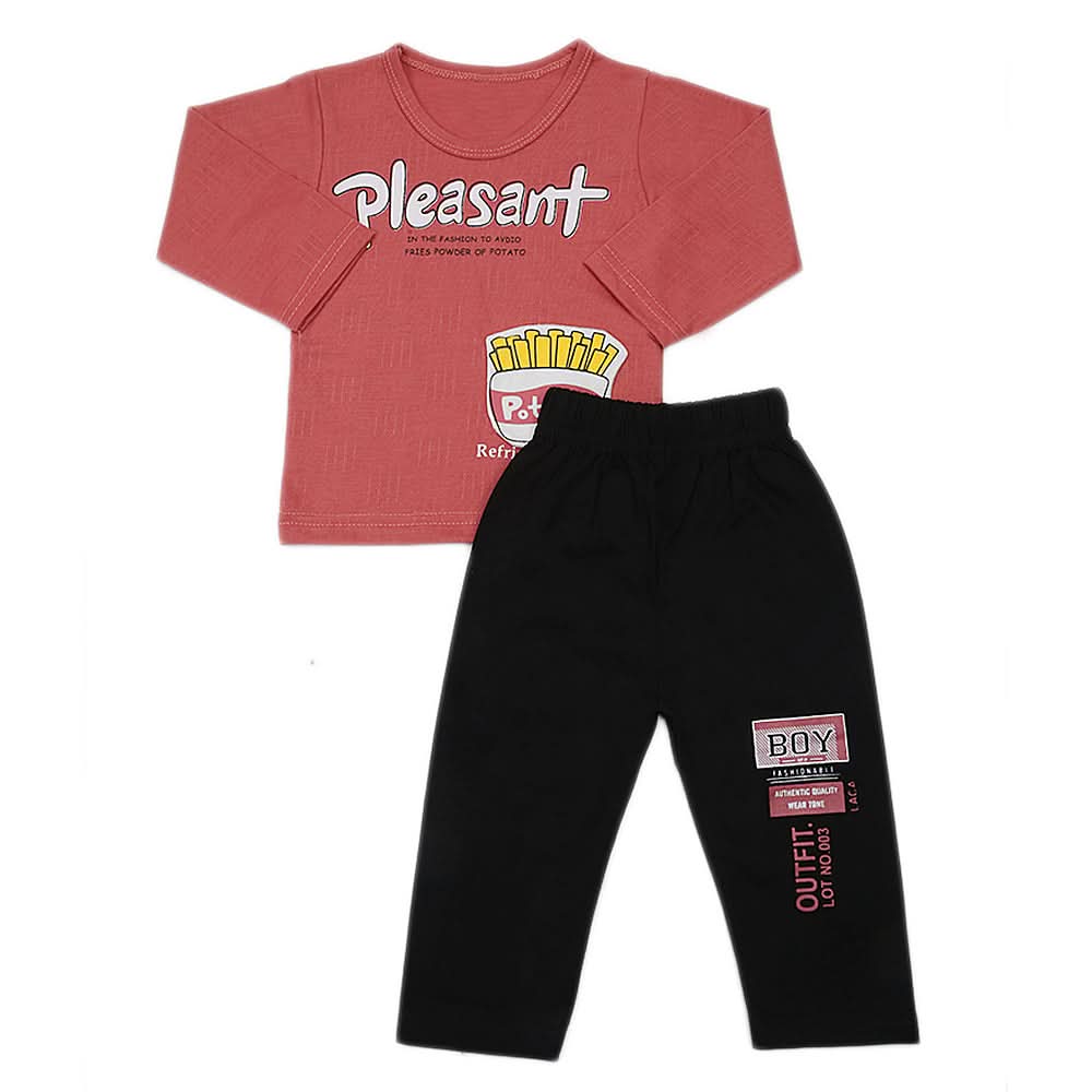Boys Full Sleeves Suit 44111 - Dark Pink, Kids, Boys Sets And Suits, Chase Value, Chase Value