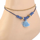 Women's Anklet - Blue, Women, Foot Jewellery, Chase Value, Chase Value