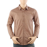 Men's Casual Club Check Shirt - Brown, Men's Shirts, Chase Value, Chase Value