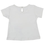 Newborn Girls Half Sleeves T-Shirt - White, Kids, Newborn Girls T-Shirts, Chase Value, Chase Value