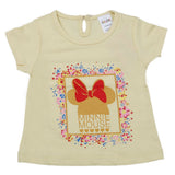 Newborn Girls Half Sleeves T-Shirt - Yellow, Kids, Newborn Girls T-Shirts, Chase Value, Chase Value