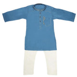 Boys Kurta Shalwar - Blue, Kids, Boys Shalwar Kameez, Chase Value, Chase Value
