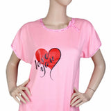 Women's 2 Piece Night Suit - Light Pink, Women, Night Suit, Chase Value, Chase Value