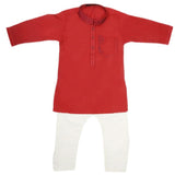 Boys Kurta Shalwar - Red, Kids, Boys Shalwar Kameez, Chase Value, Chase Value