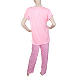 Women's 2 Piece Night Suit - Light Pink, Women, Night Suit, Chase Value, Chase Value