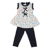 Girls Half Sleeves Tights Suit - Navy Blue, Kids, Girls Sets And Suits, Chase Value, Chase Value
