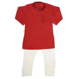 Boys Kurta Shalwar - Red, Kids, Boys Shalwar Kameez, Chase Value, Chase Value