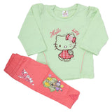 Newborn Girls Full Sleeve Suit (360) - Green, Kids, NB Girls Sets And Suits, Chase Value, Chase Value