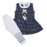 Girls Half Sleeves Tights Suits 553 - Navy Blue, Kids, Girls Sets And Suits, Chase Value, Chase Value