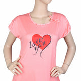 Women's 2 Piece Night Suit - Pink, Women, Night Suit, Chase Value, Chase Value