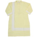 Girls Full Sleeves Lace Khaddar Kurti D-1 - Yellow, Kids, Girls Kurti, Chase Value, Chase Value