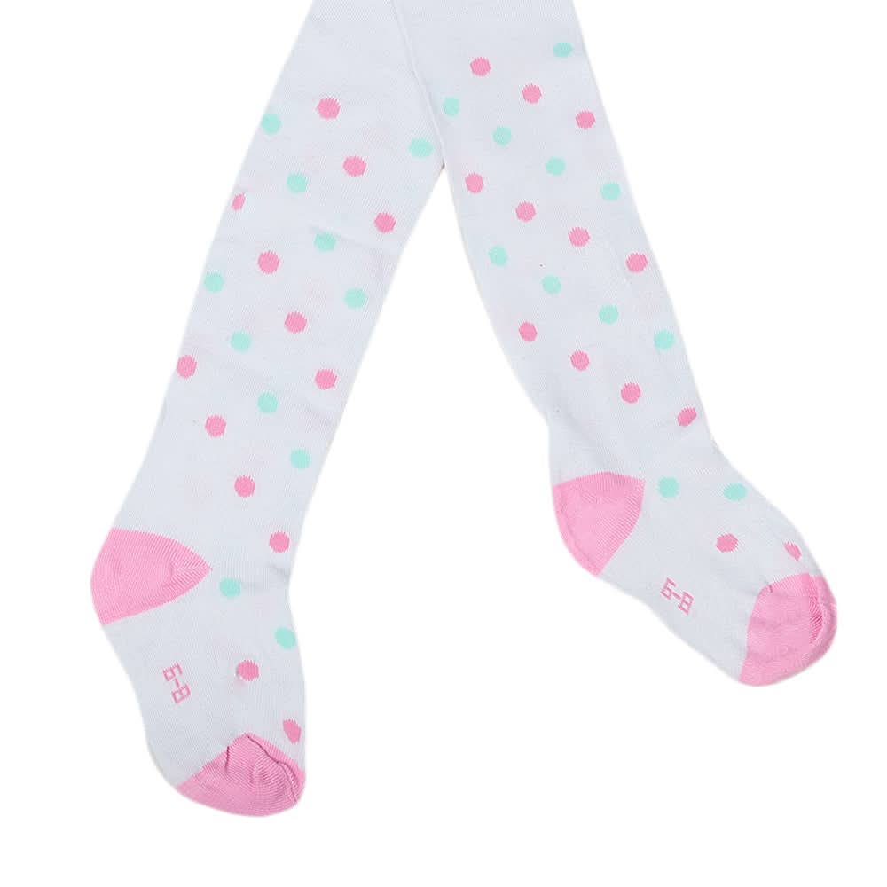 Girls Printed Legging - White, Kids, Tights Leggings And Pajama, Chase Value, Chase Value