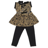 Girls Half Sleeves Tights Suit - Olive Green, Kids, Girls Sets And Suits, Chase Value, Chase Value