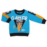 Boys Full Sleeves Terry T-Shirt - Blue, Kids, Boys T-Shirts, Chase Value, Chase Value
