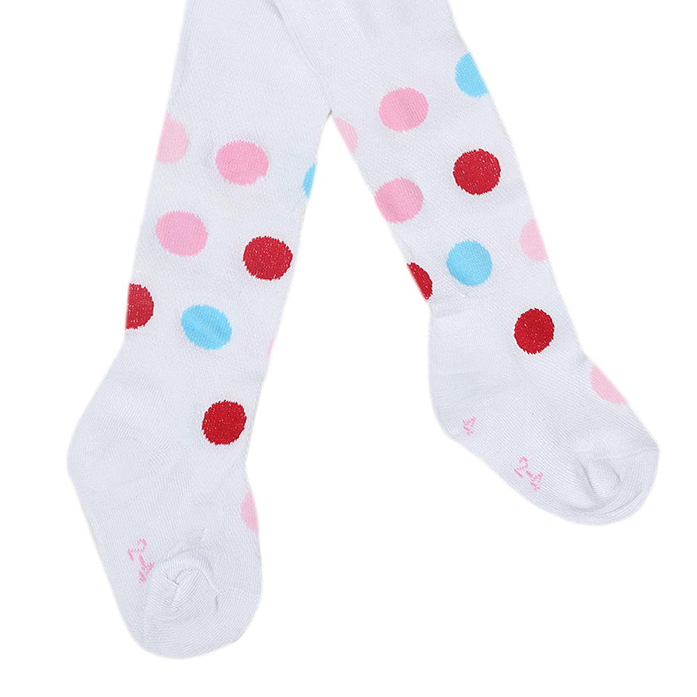 Girls Printed Legging - White, Kids, Tights Leggings And Pajama, Chase Value, Chase Value