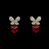Women's Ear Tops - Red, Women, Earrings & Tops, Chase Value, Chase Value