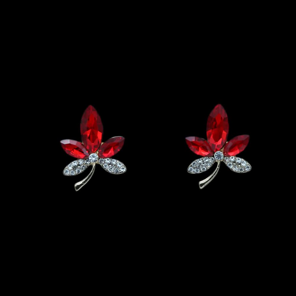 Women's Ear Tops - Red, Women, Earrings & Tops, Chase Value, Chase Value