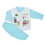 Newborn Boys Polar Full Sleeves Suit - Blue, Kids, New Born Boys Sets And Suits, Chase Value, Chase Value
