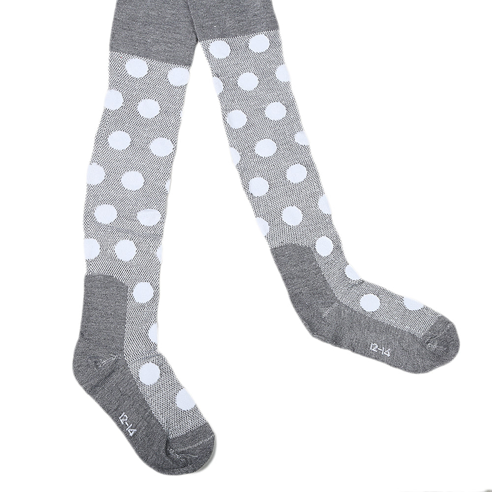 Girls Printed Legging - Grey, Kids, Tights Leggings And Pajama, Chase Value, Chase Value