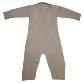 Boys Kurta Shalwar Suit - Beige, Kids, Boys Shalwar Kameez, Chase Value, Chase Value