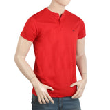 Men's Half Sleeves T-Shirt - Red, Men, T-Shirts And Polos, Chase Value, Chase Value