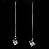 Women's Zircon Earring - Silver, Women, Earrings & Tops, Chase Value, Chase Value