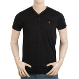 Men's Half Sleeves T-Shirt - Black, Men, T-Shirts And Polos, Chase Value, Chase Value