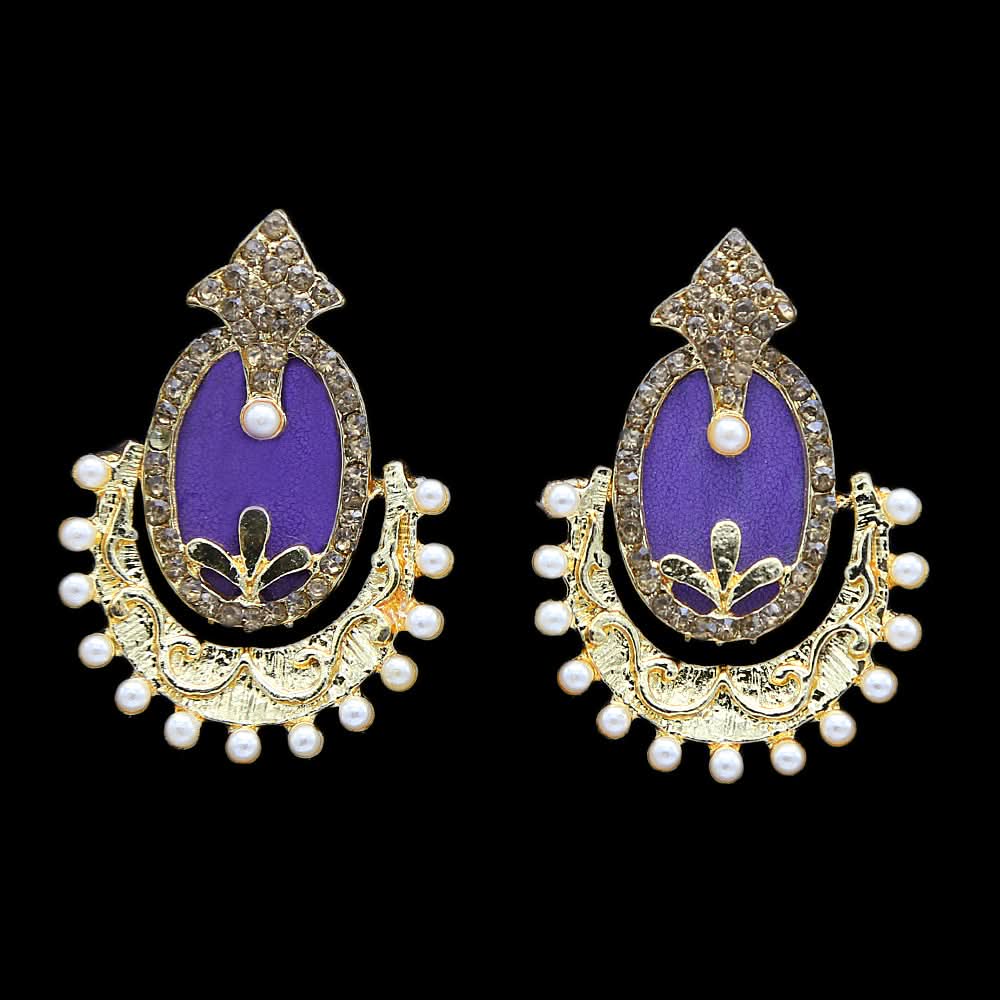 Women's Earring - Purple, Women, Earrings & Tops, Chase Value, Chase Value