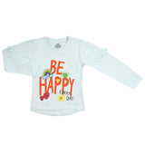 Girls Full Sleeves Jersey T-Shirt - Cyan, Kids, Girls T-Shirts, Chase Value, Chase Value