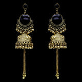 Women's Jhumki - Black, Women, Earrings & Tops, Chase Value, Chase Value