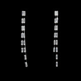 Women's Zircon Earring - Silver, Women, Earrings & Tops, Chase Value, Chase Value