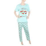 Women's Night Suit - Cyan, Women, Night Suit, Chase Value, Chase Value