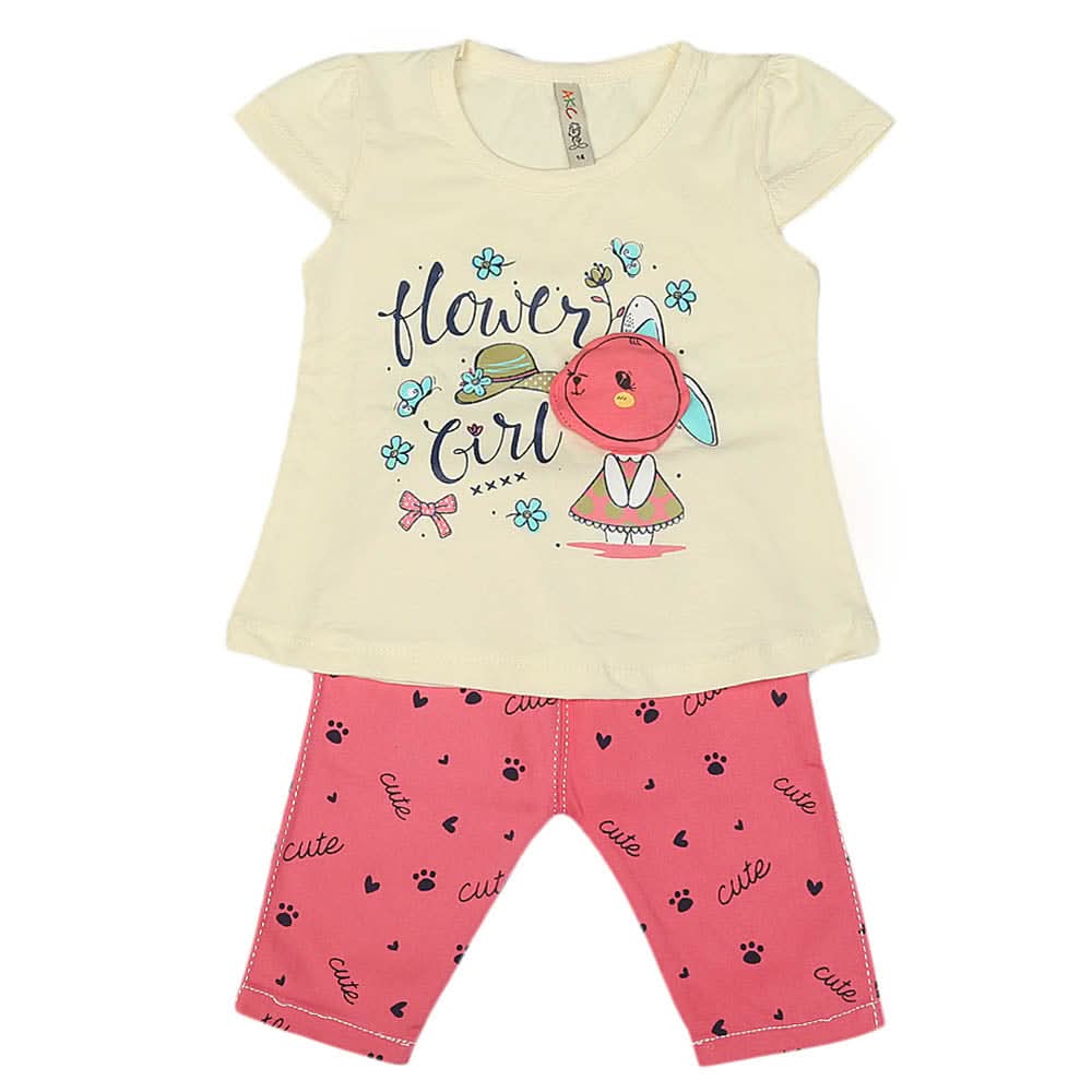 Girls Lycra Suit - Cream, Kids, Girls Sets And Suits, Chase Value, Chase Value