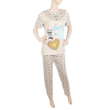 Women's Night Suit - Beige, Women, Night Suit, Chase Value, Chase Value