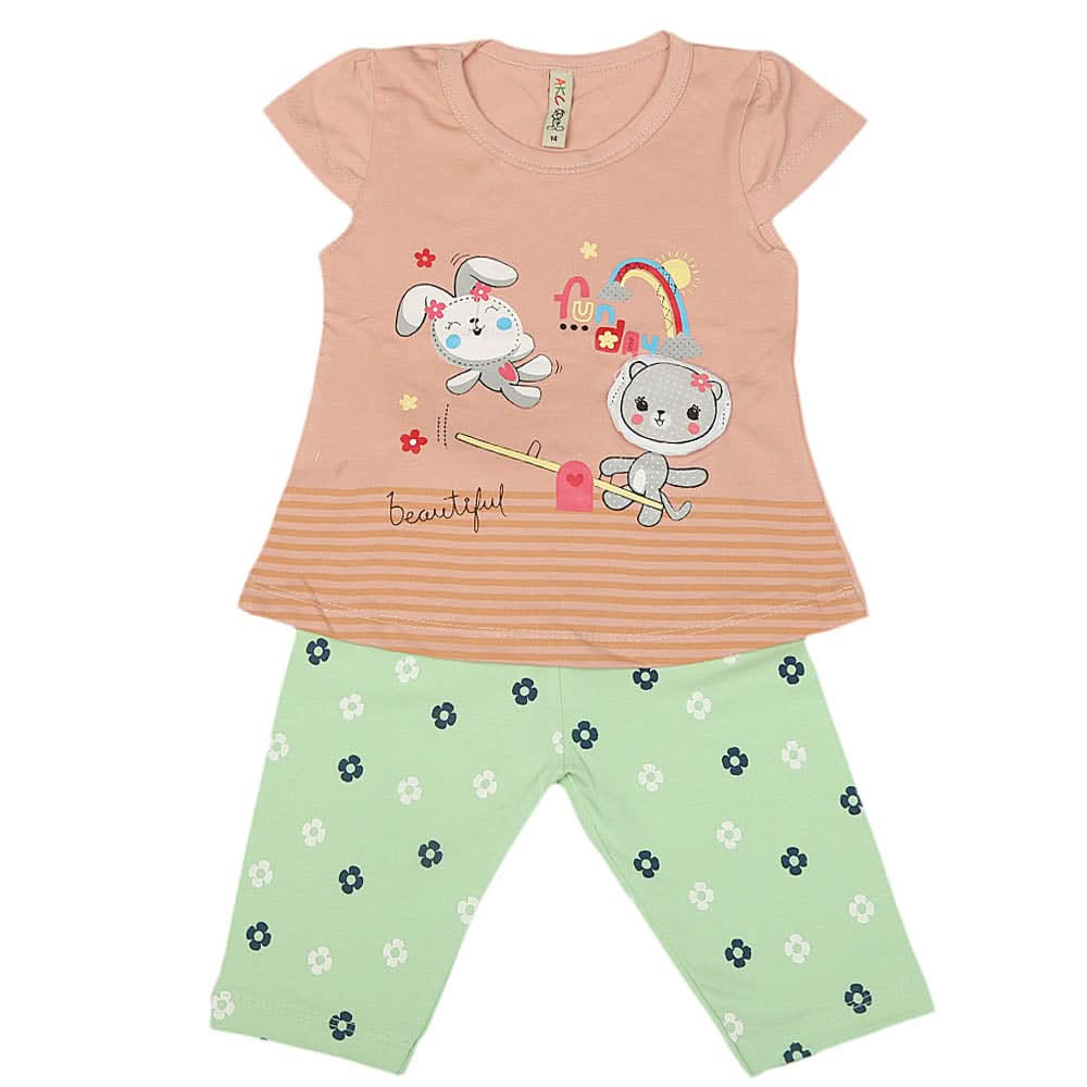 Girls Lycra Suit - Light Pink, Kids, Girls Sets And Suits, Chase Value, Chase Value