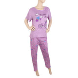 Women's Night Suit - Purple, Women, Night Suit, Chase Value, Chase Value
