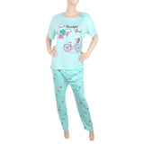 Women's Night Suit - Cyan, Women, Night Suit, Chase Value, Chase Value