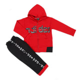 Boys Pajamas Suits Fleece 2303 - Red, Kids, Boys Sets And Suits, Chase Value, Chase Value