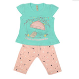 Girls Lycra Suit - Sea Green, Kids, Girls Sets And Suits, Chase Value, Chase Value